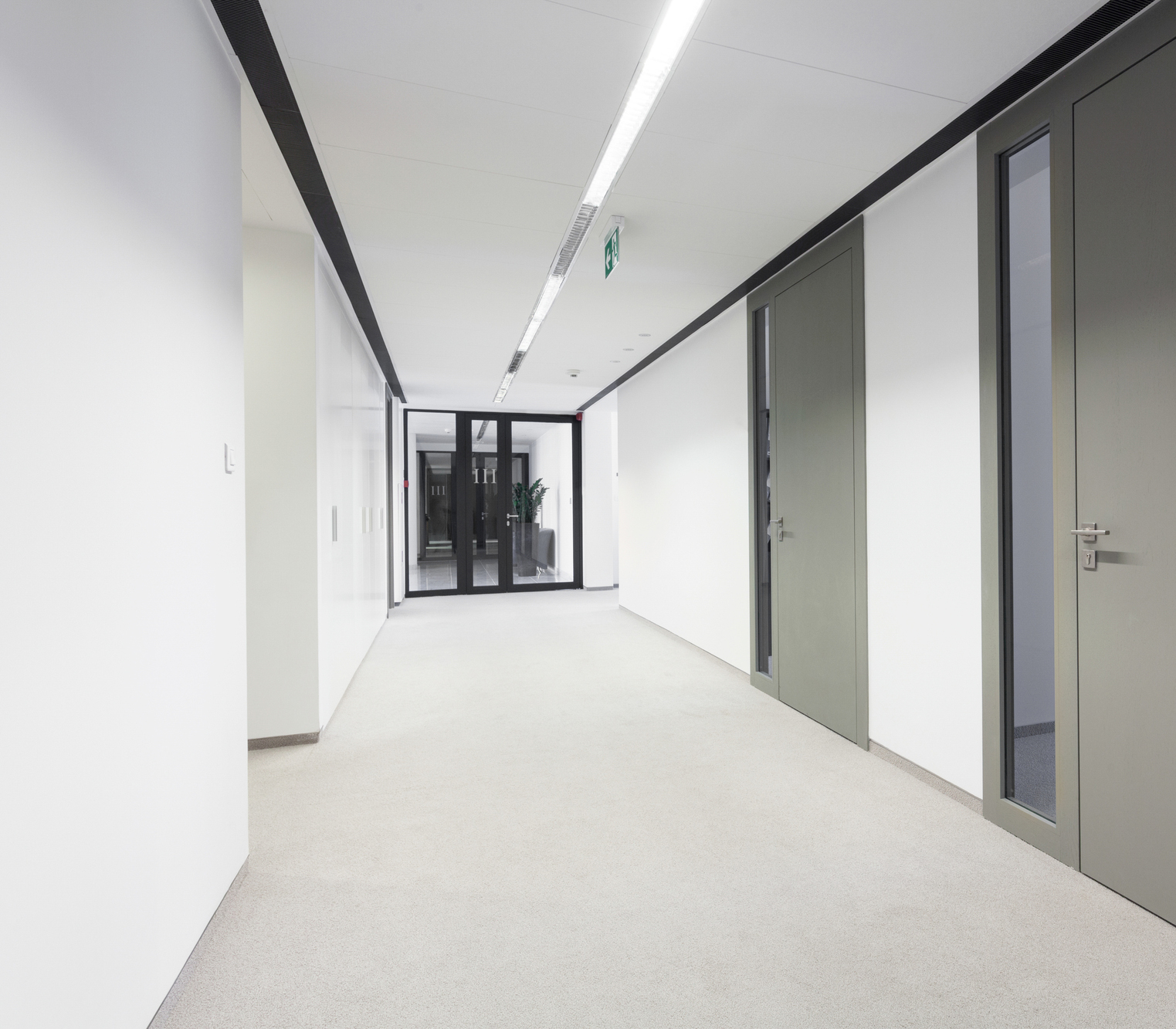 Empty Hall In Business Office